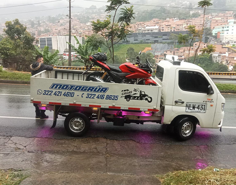 Grúa para moto